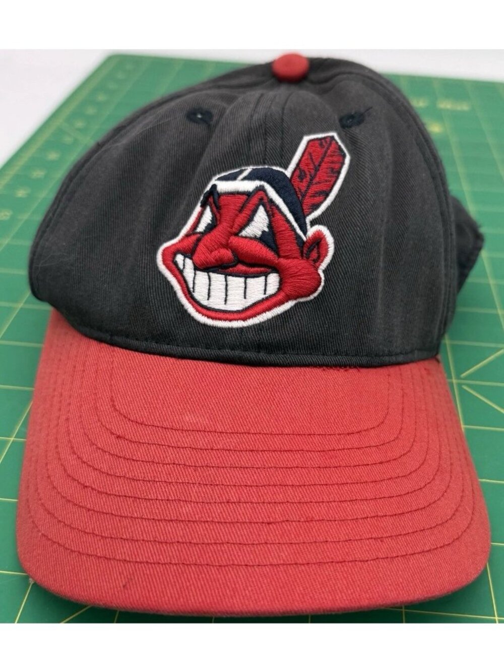 Vintage Cleveland Indians Chief Wahoo New Era Snapback Hat